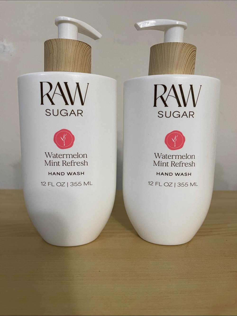 Sugar Raw Watermelon Mint Refresh Hand Wash - White with Pink Accent
